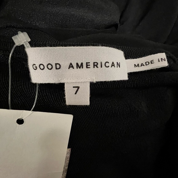 NWT GOOD AMERICAN Shimmer Wrap Dress - Picture 11 of 11